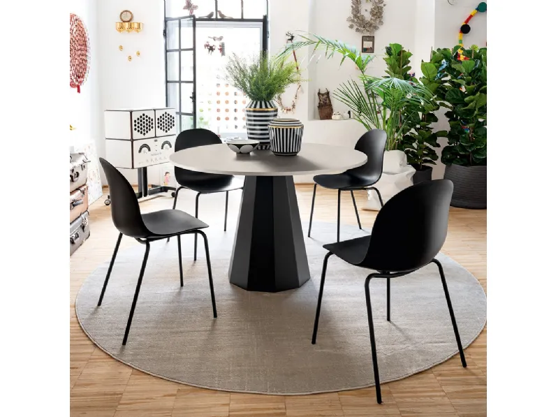 Tavolo rotondo Dix di Connubia