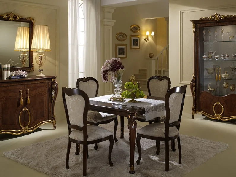 Tavolo allungabile quadrato Donatello di Arredoclassic