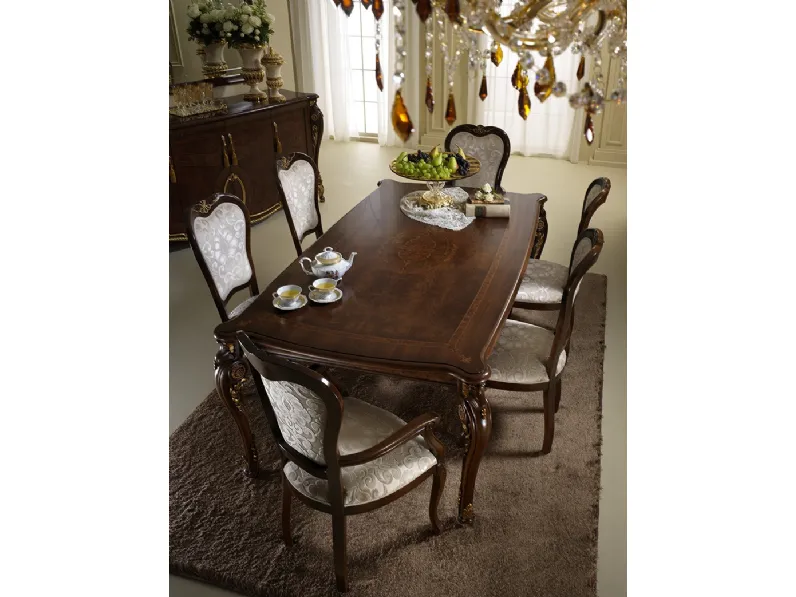 Tavolo rettangolare Donatello di Arredoclassic