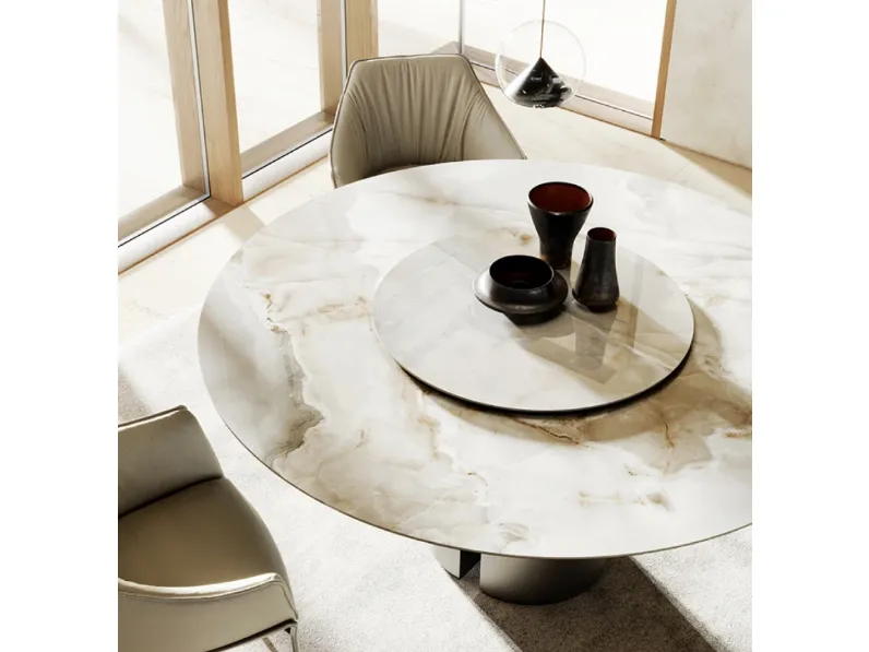 Tavolo Dora con top in ceramica di Eforma