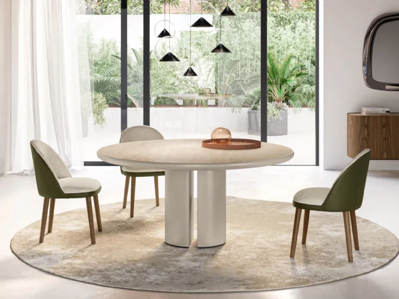 Tavolo Dora con top in ceramica king di Eforma