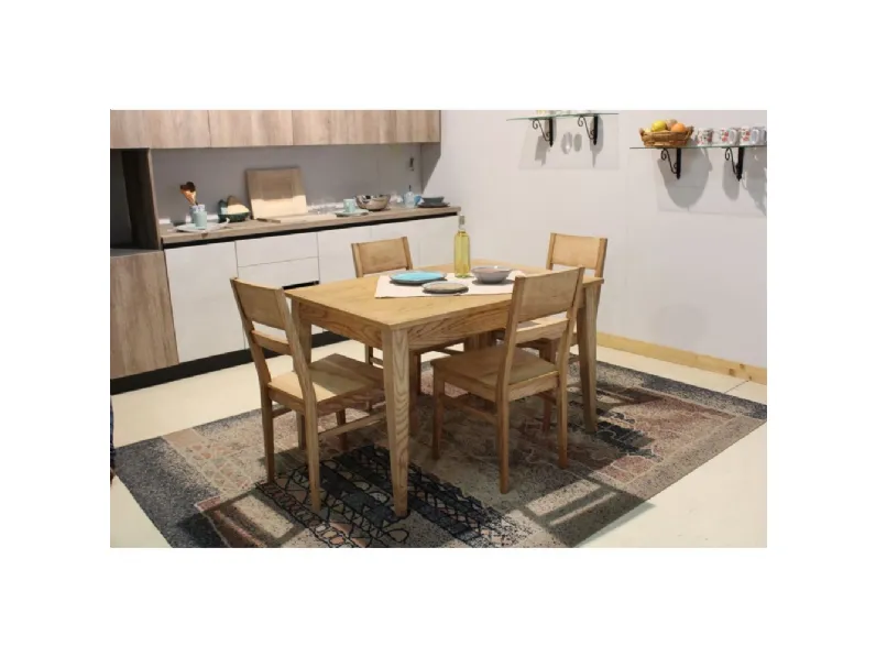 Tavolo allungabile in frassino Edimburgo di Fratelli Raffagnini