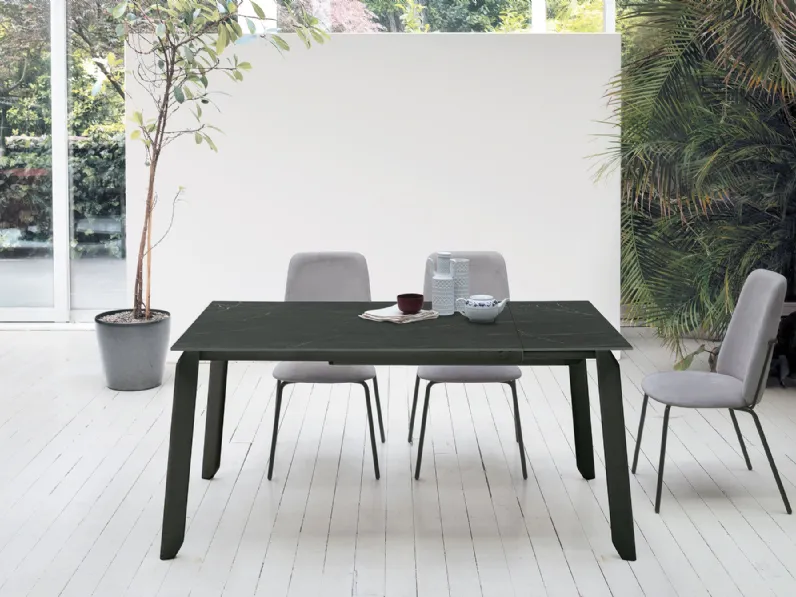 Tavolo allungabile in gres porcellanato Efesto di Target Point