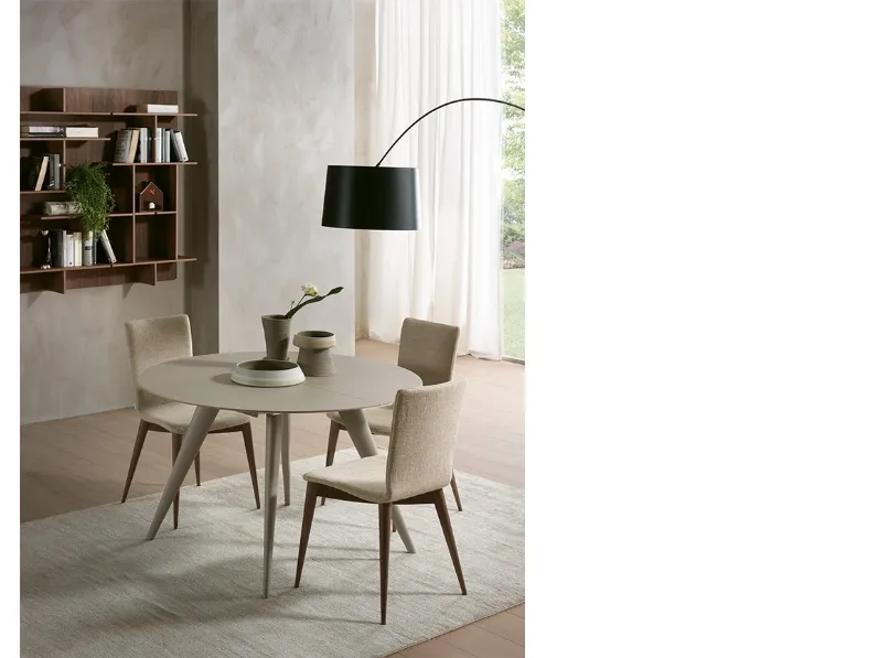 Tavolo allungabile Elegance rotondo di Pacini e Cappellini