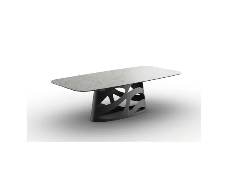 Tavolo Elia in vetroceramica di Zamagna