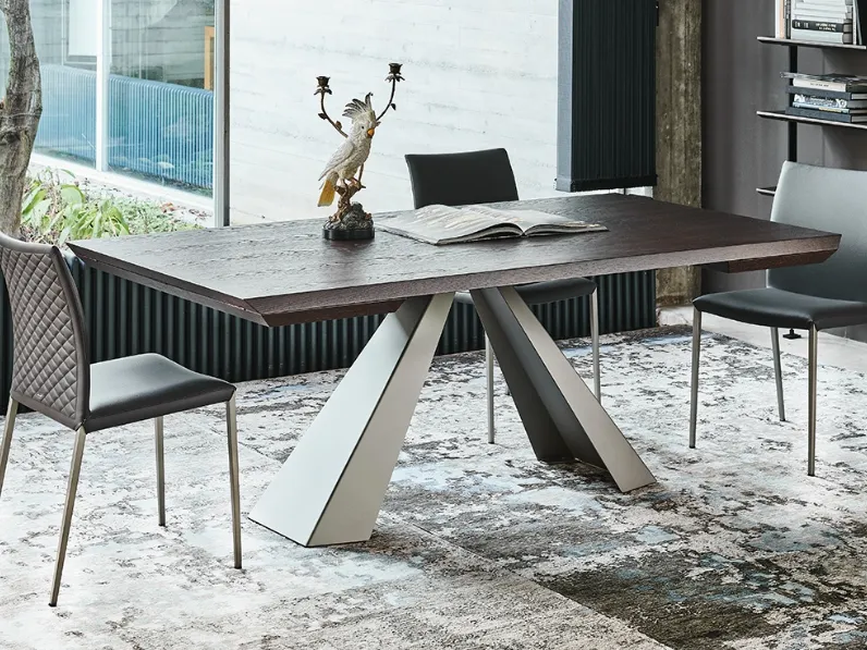 Tavolo allungabile Eliot Wood Drive di Cattelan Italia