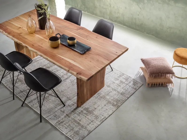 Tavolo in legno di Acacia Eneas di Bizzotto