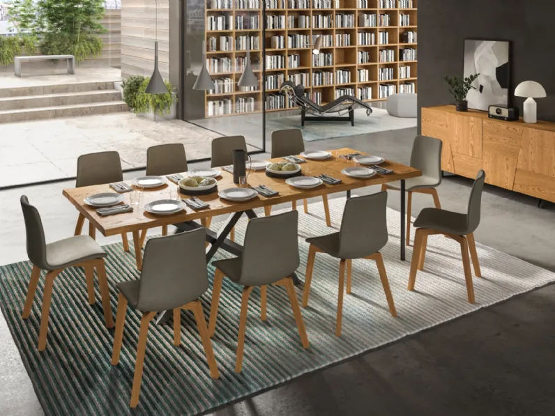 Tavolo Crossing estensibile di FGF Mobili