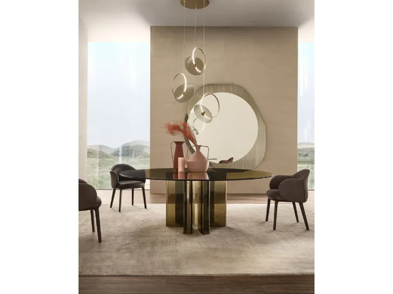 Tavolo ovale Sahara di Fiam