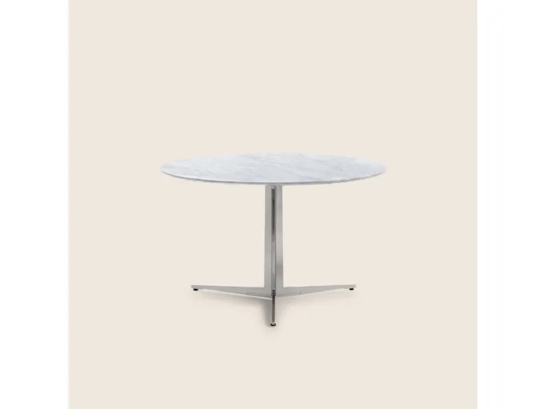 Tavolo Fly con top in marmo di Flexform