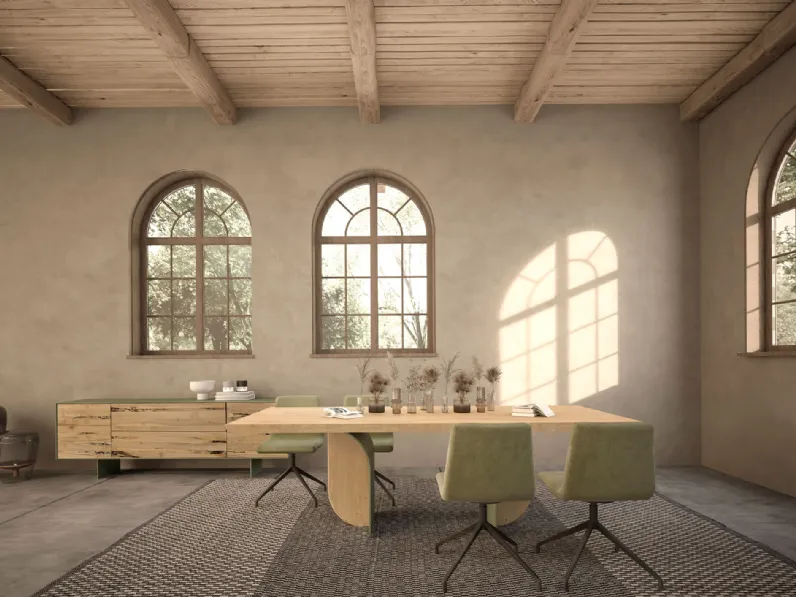 Tavolo in legno massello Forma di Riva1920