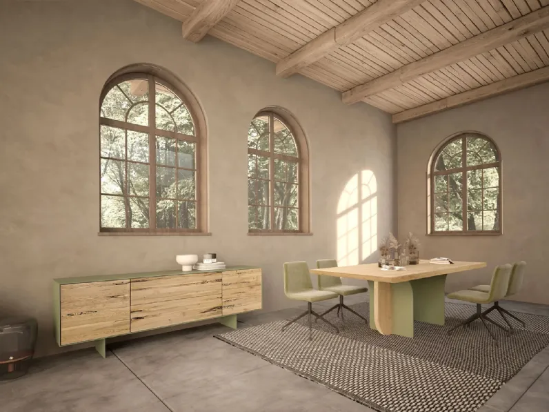 Tavolo in legno massello Forma di Riva1920