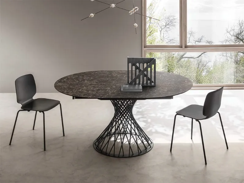 Tavolo rotondo allungabile Franz di La Primavera