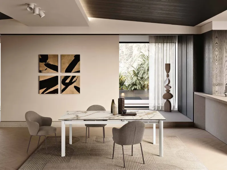 Tavolo Frost in gres porcellanato di Capodarte