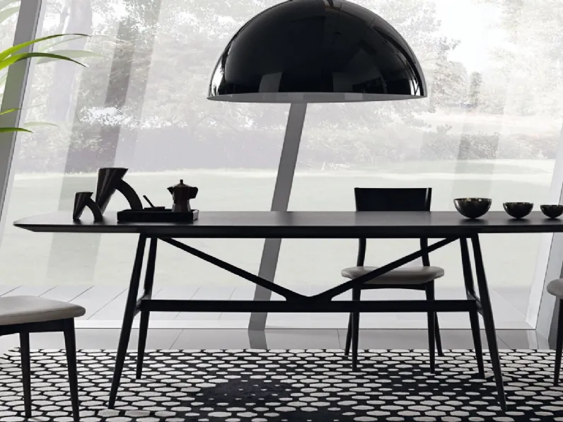 Tavolo Gaudì Rovere Nero di Misuraemme