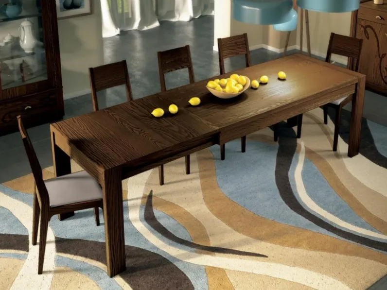 Tavolo Giselle art 4209 in Noce Tabacco di Padovani Mobili