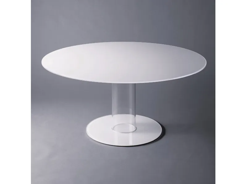 Tavolo rotondo Hub di Glas Italia