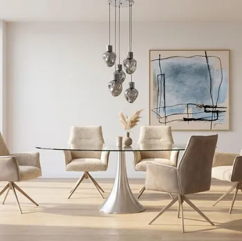 Tavolo Grande Possibilità Vetro di Kare Design
