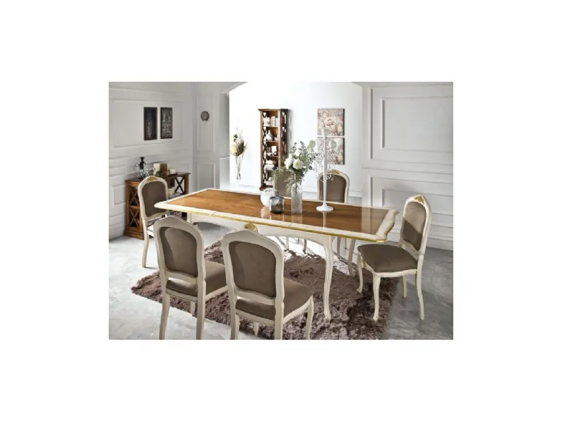 Tavolo classico sagomato H6107 di Fratelli Raffagnini