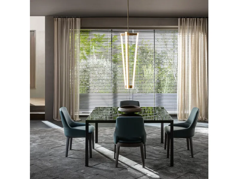 Tavolo Half A Square in vetro di Molteni & C