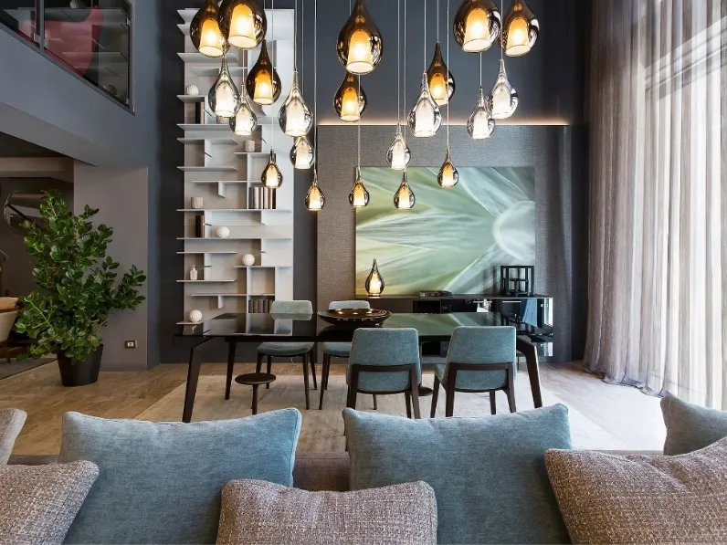 Tavolo con top in vetro Hope di Pacini e Cappellini