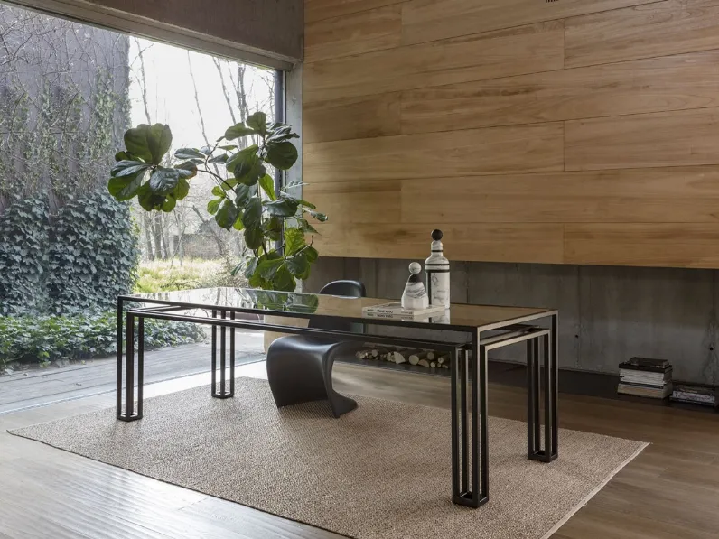 Tavolo in cristallo Hotline di Mogg