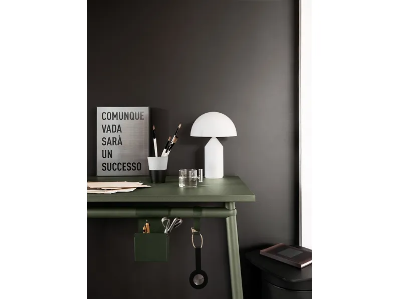 Tavolo multifunzione in metallo Hug Moss di Fantin