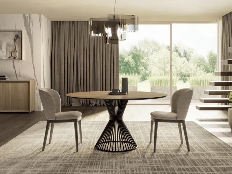 Tavolo rotondo Ikon di Pizzolato