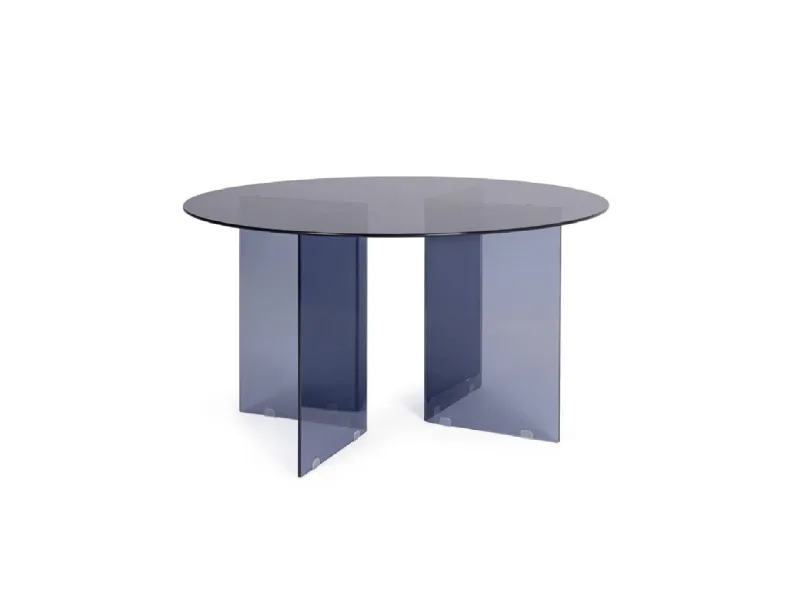 Tavolo rotondo Iride to Dark di Bizzotto