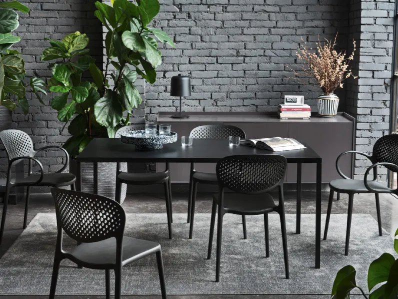 Tavolo rettangolare Iron di Connubia