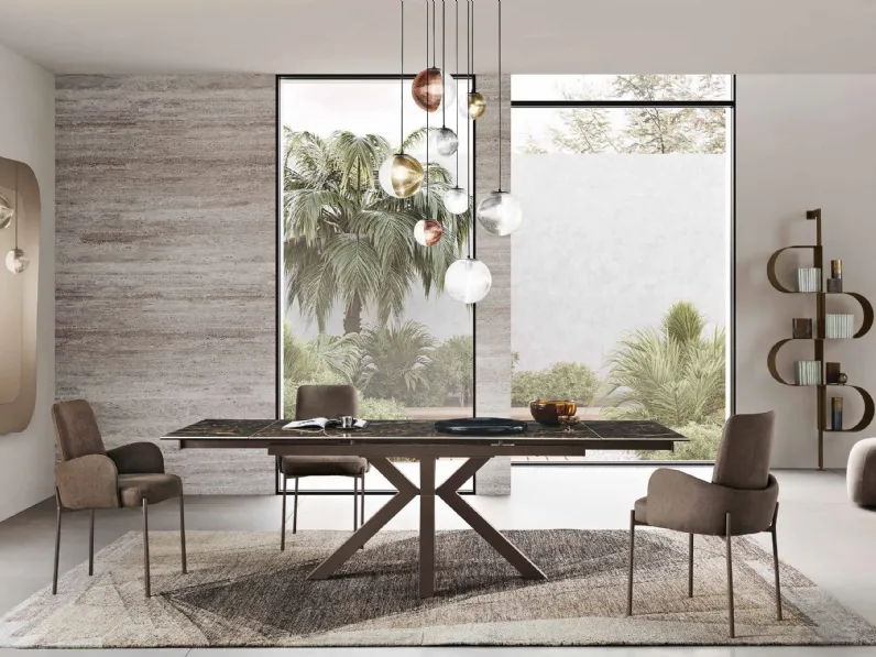 Tavolo allungabile Jacky in gres porcellanato di Capodarte