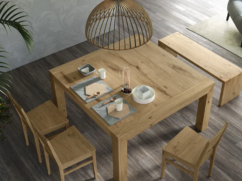 Tavolo allungabile Kalì 100 F2 di Casa d'Oro