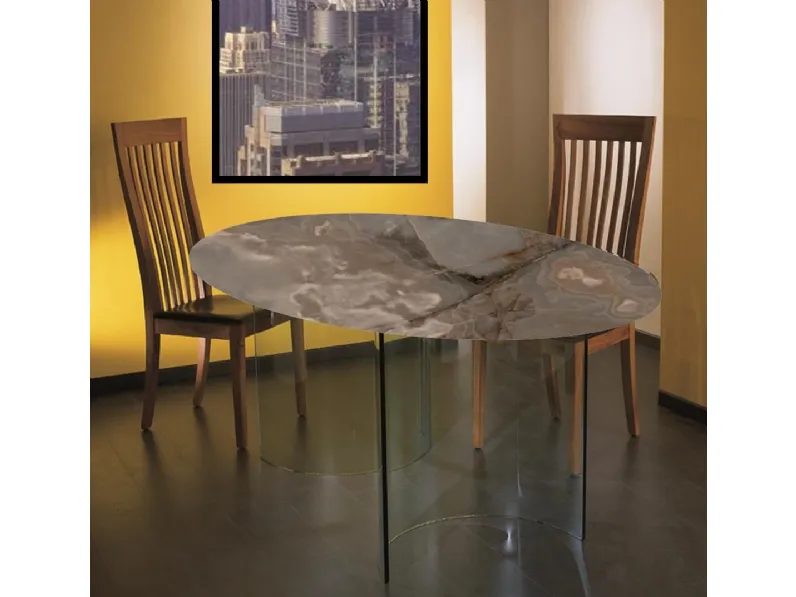 Tavolo ovale Ovidio de La Vetreria