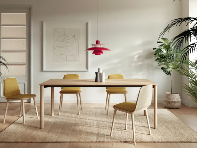 Tavolo Laga finitura legno Natural Oak di Treku