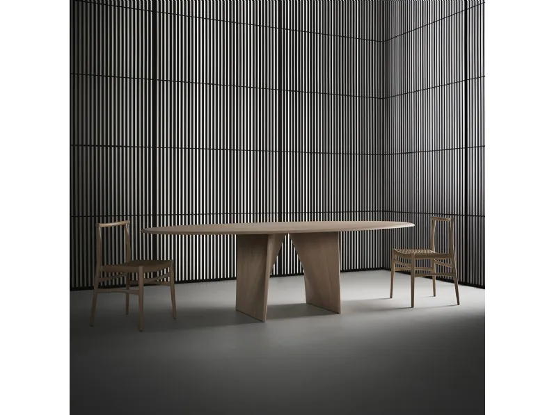 Tavolo Lambda in Rovere di Rimadesio