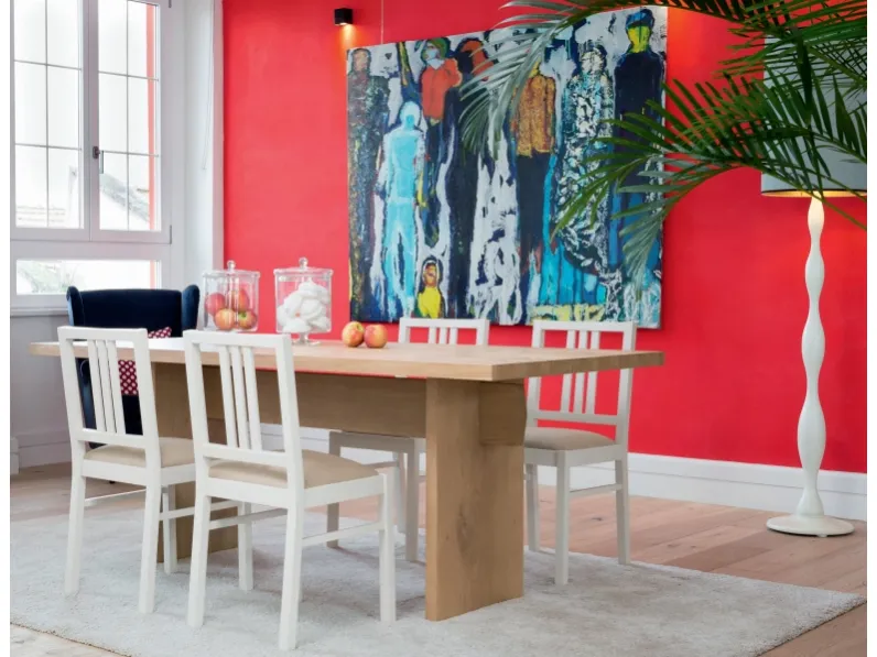 Tavolo in rovere LF012 di Zanini Mobili