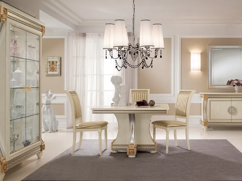 Tavolo quadrato allungabile Liberty di Arredoclassic