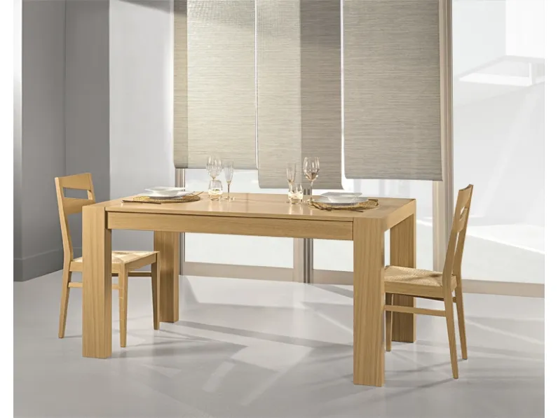 Tavolo allungabile in legno Londra di Pizzolato