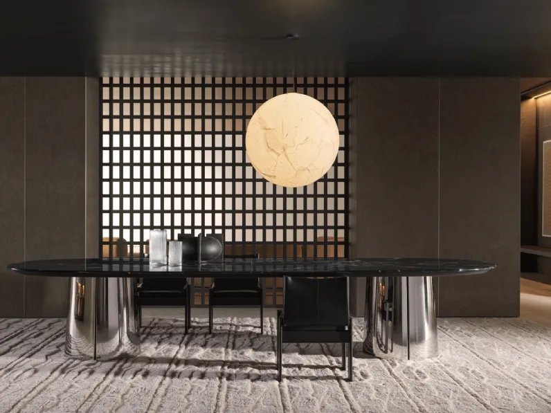 Tavolo Mateo con top in marmo di Molteni & C