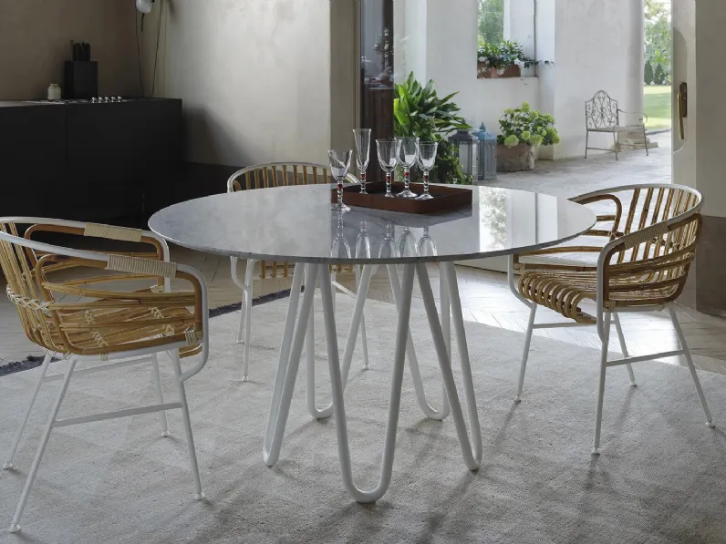 Tavolo Meduse Marmo di Horm