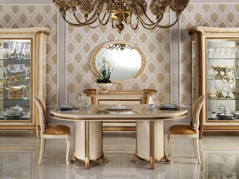 Tavolo ovale allungabile Melodia di Arredoclassic