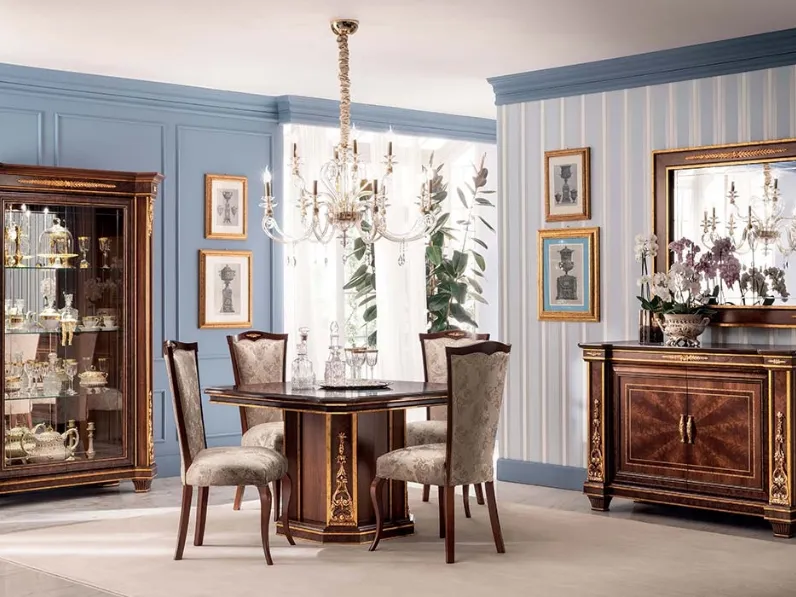 Tavolo quadrato allungabile Modigliani di Arredoclassic