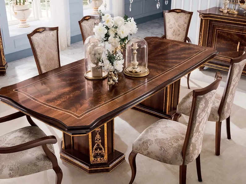 Tavolo rettangolare allungabile Modigliani di Arredoclassic