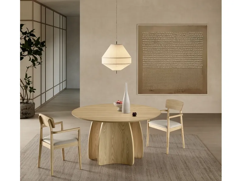 Tavolo Moku Tondo di Ikone Casa