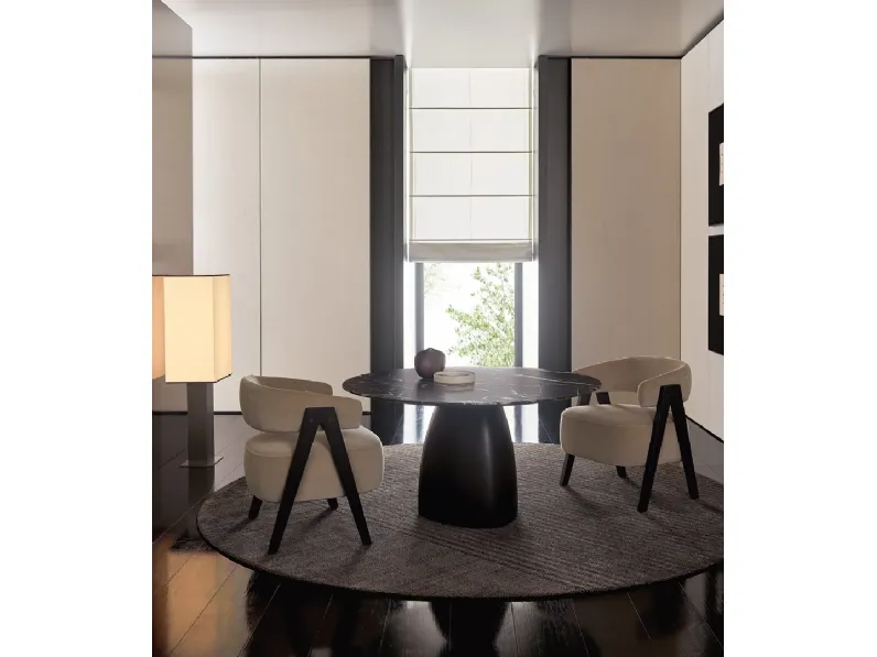 Tavolo rotondo Monolith di Poliform