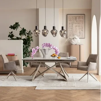Tavolo Nelly Greige di Kare Design