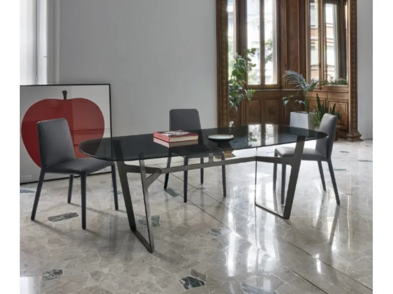 Tavolo Obi in Vetro di Sangiacomo