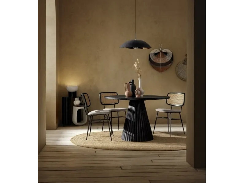 Tavolo rotondo in legno Orissa di Bizzotto