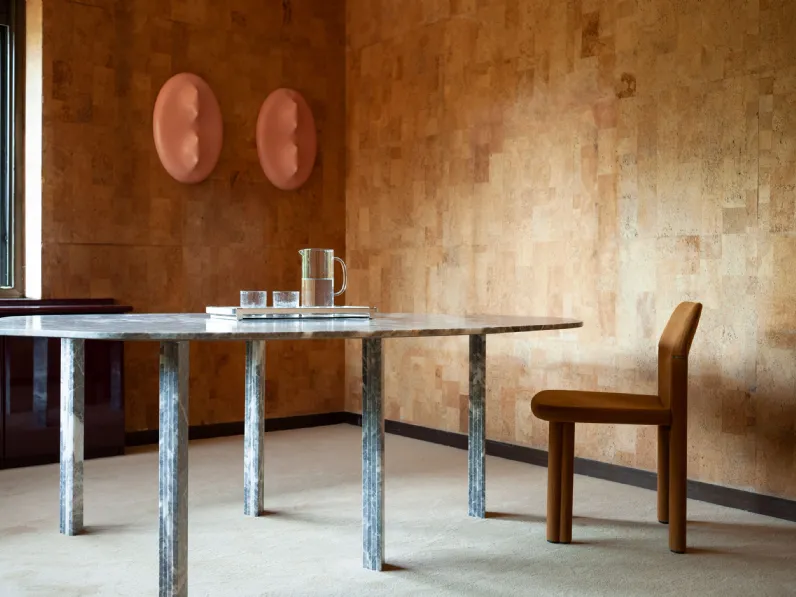 Tavolo in marmo Orpheus di Tacchini