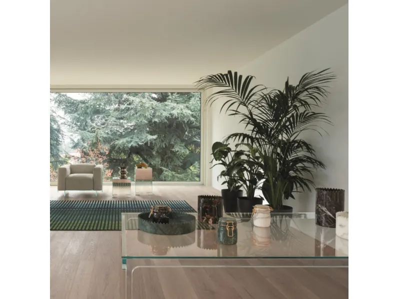 Tavolo Oscar Rettangolare di Glas Italia